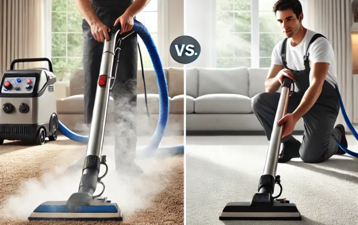 comparison of steam cleaning and dry cleaning for carpets